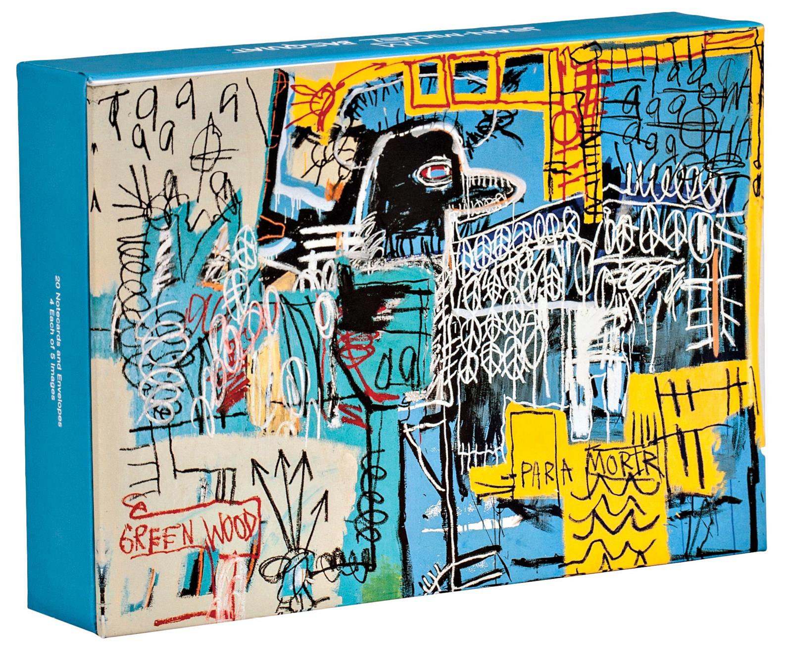 Vorderes Coverbild Jean-Michel Basquiat Fliptop Notecard Box
