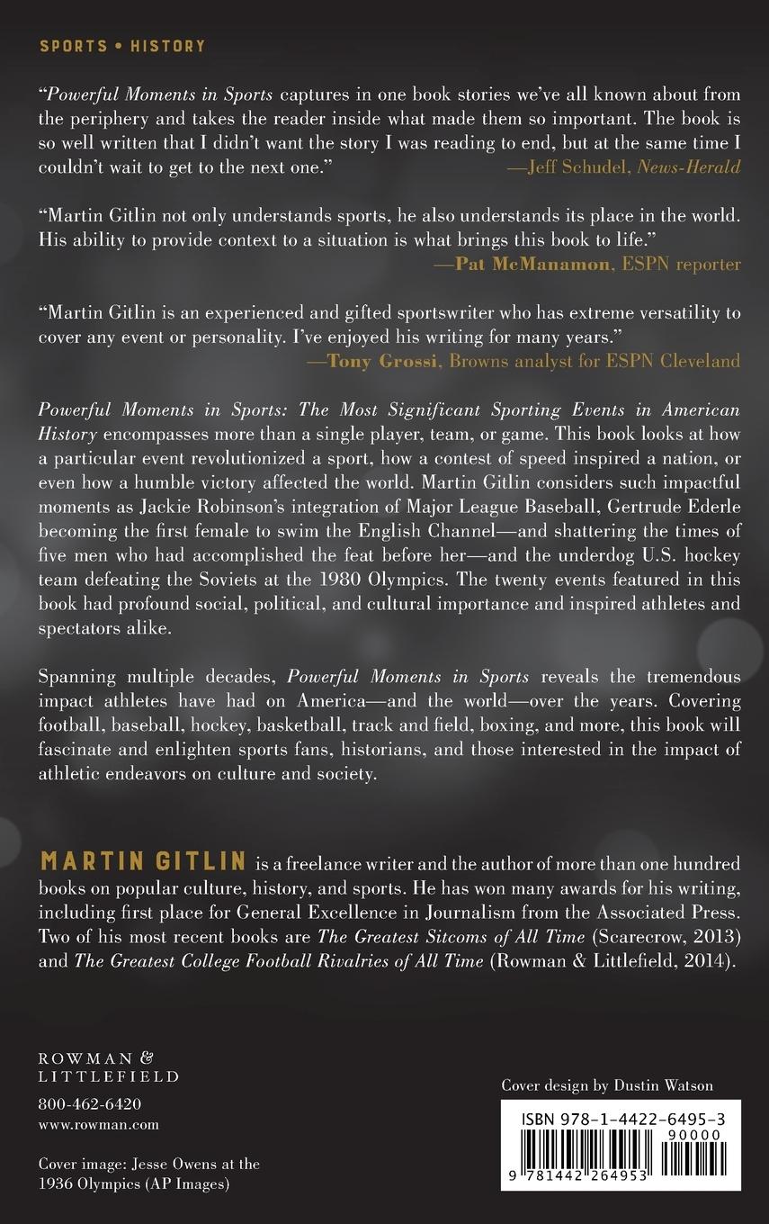 Rückseitencover Powerful Moments in Sports