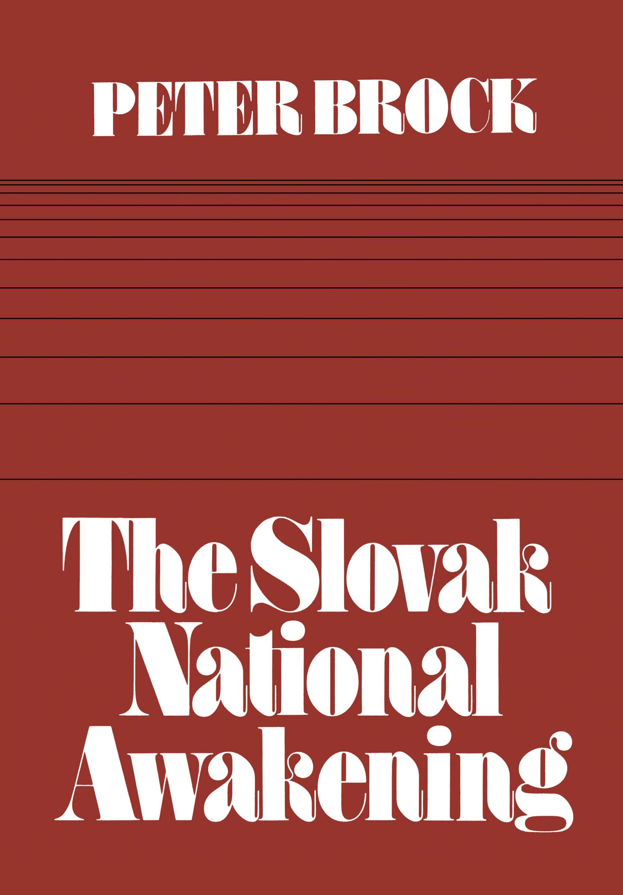 Vorderes Coverbild The Slovak National Awakening