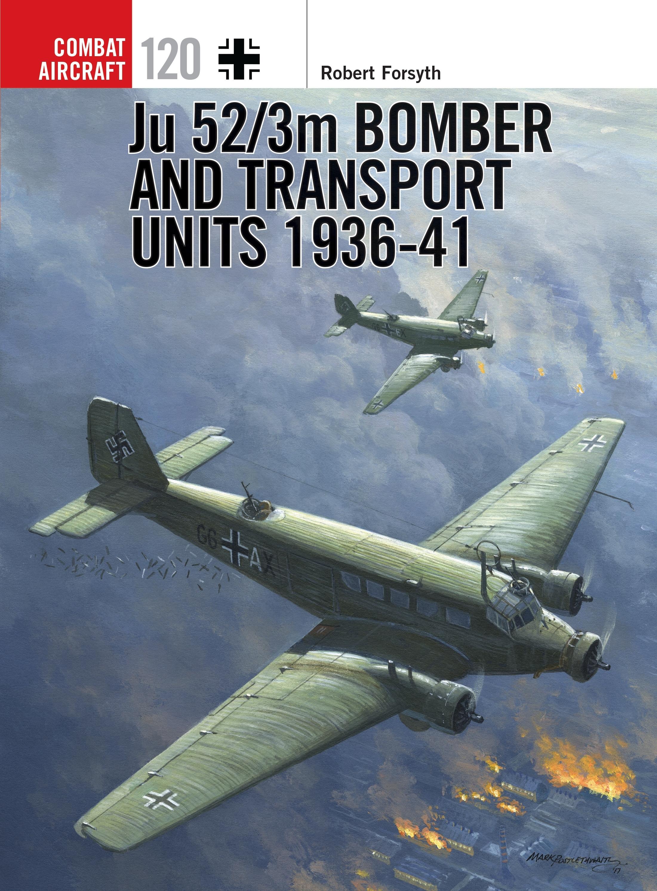 Vorderes Coverbild Ju 52/3m Bomber and Transport Units 1936-41