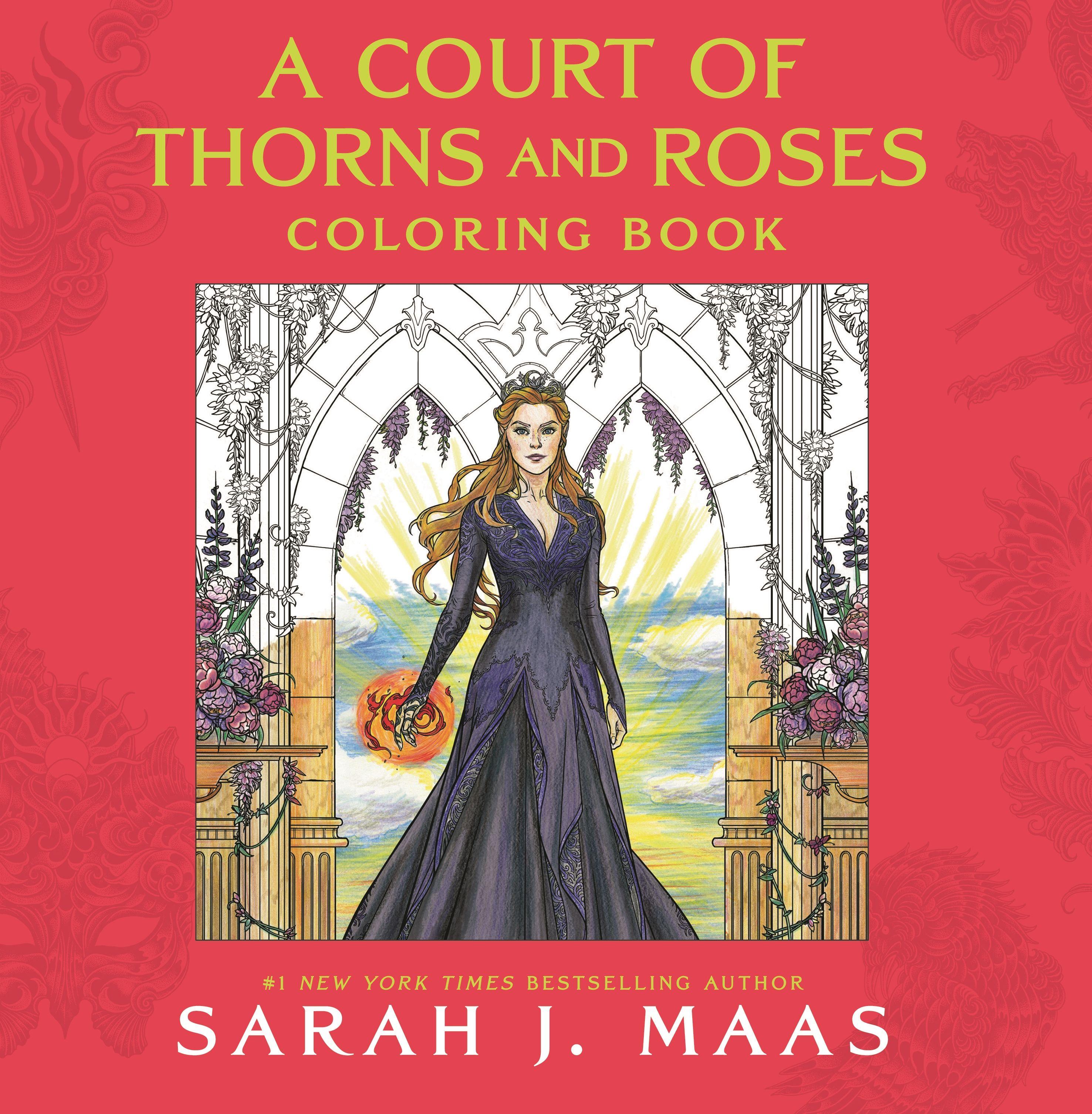 Vorderes Coverbild A Court of Thorns and Roses Coloring Book