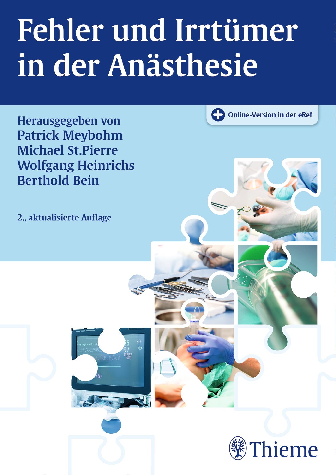 Vorderes Coverbild Fehler und Irrtümer in der Anästhesie