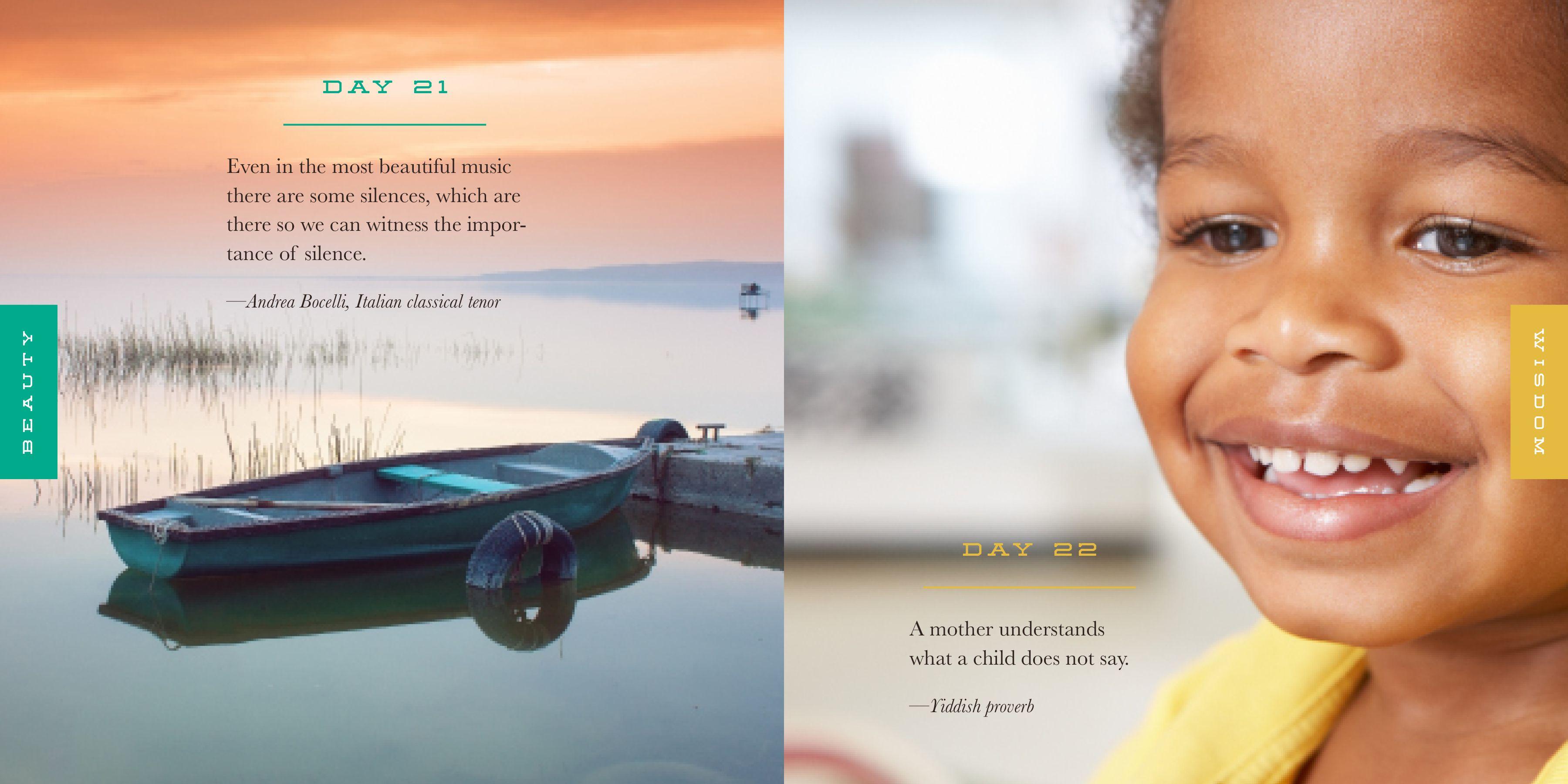 Beispielinhalt (Bild) Daily Mindfulness