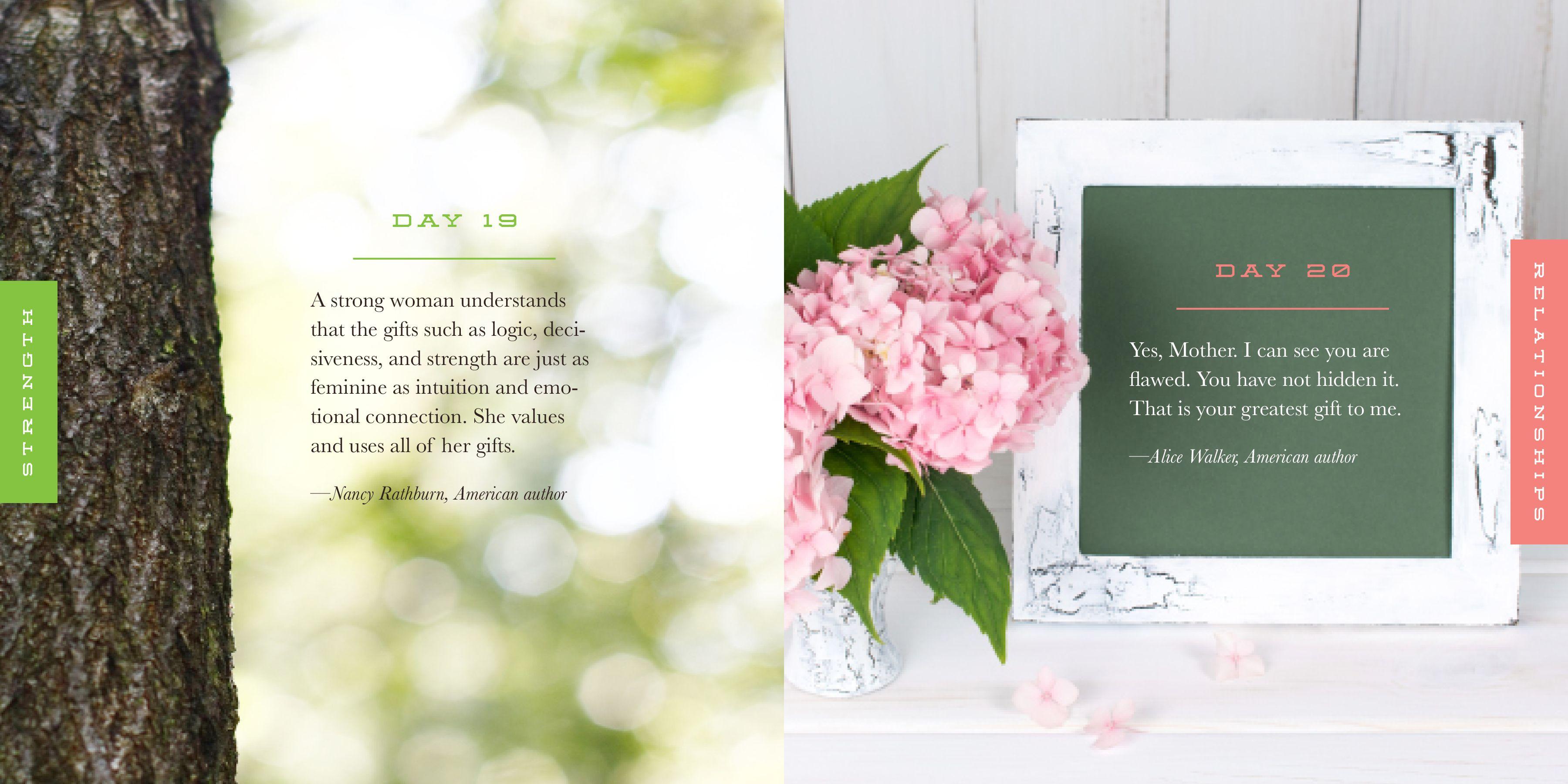 Beispielinhalt (Bild) Daily Mindfulness