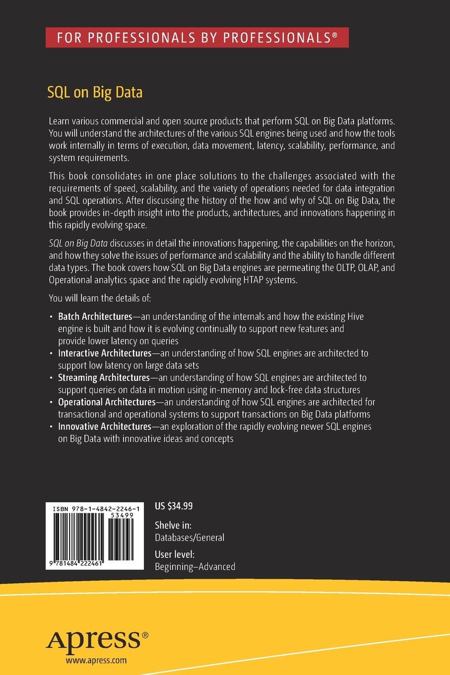 Rückseitencover SQL on Big Data