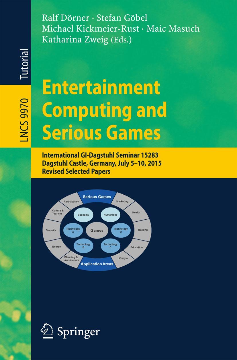 Vorderes Coverbild Entertainment Computing and Serious Games