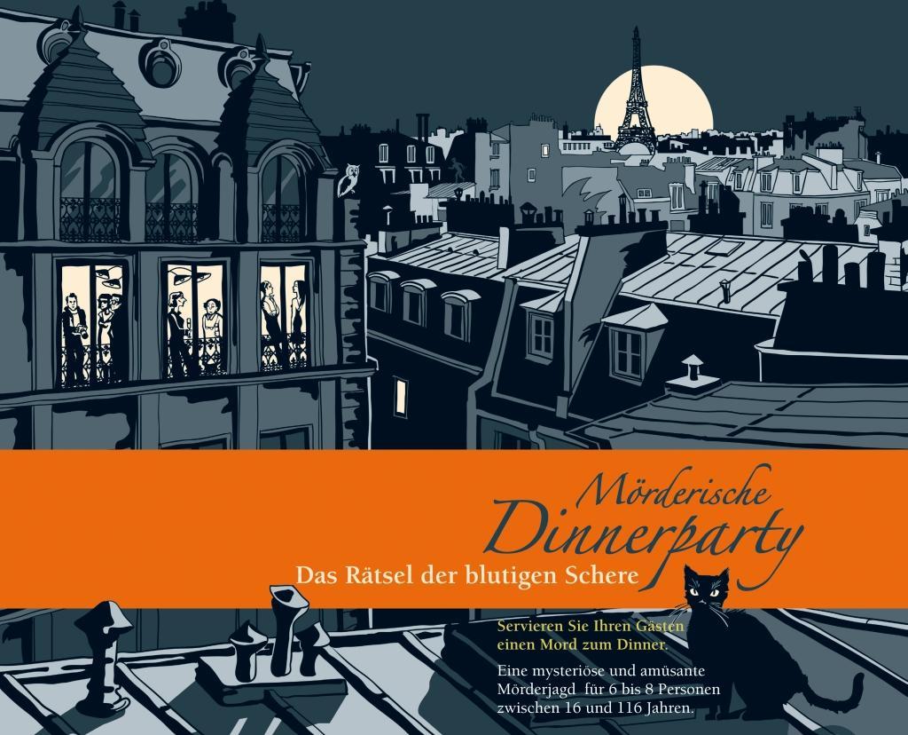 Vorderes Coverbild Mörderische Dinnerparty 08. Das Rätsel der blutigen Schere