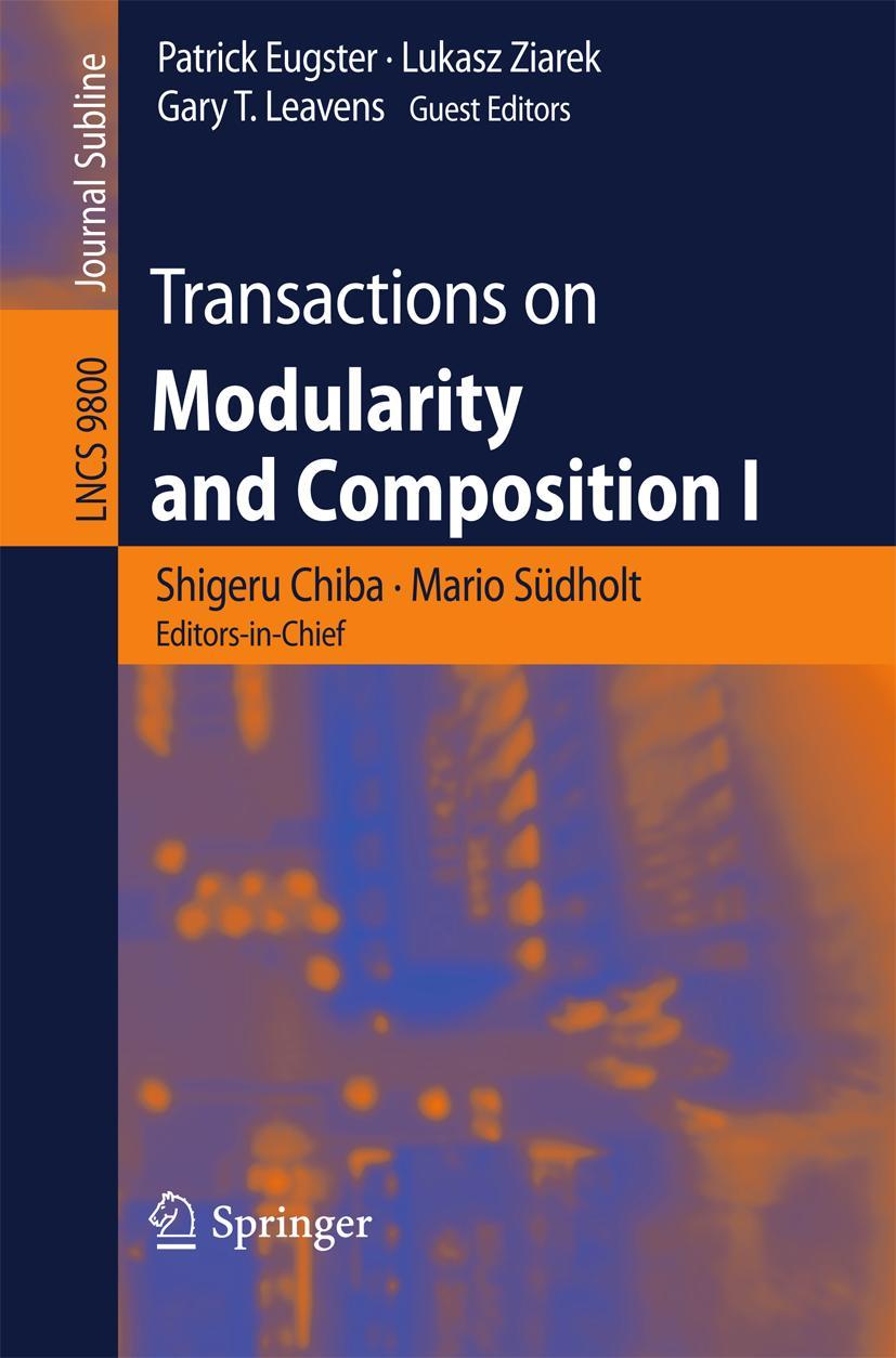 Vorderes Coverbild Transactions on Modularity and Composition I
