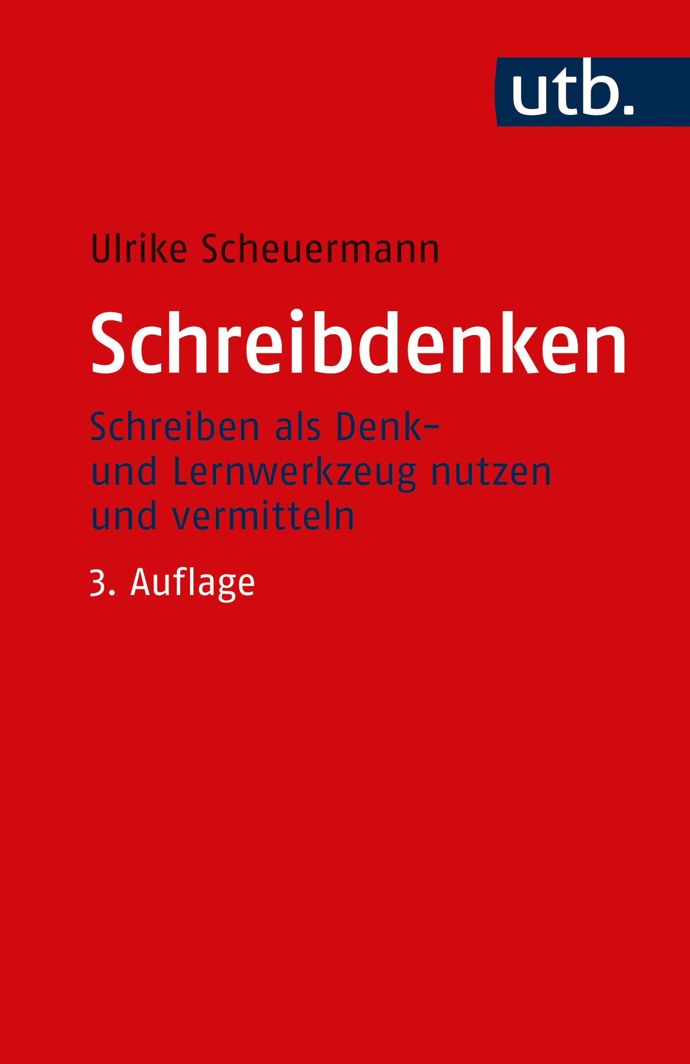 Vorderes Coverbild Schreibdenken