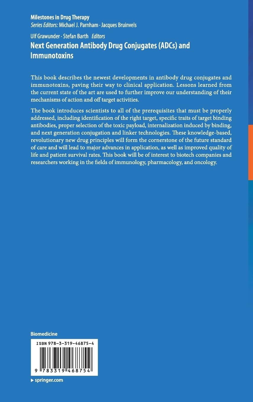 Rückseitencover Next Generation Antibody Drug Conjugates (ADCs) and Immunotoxins