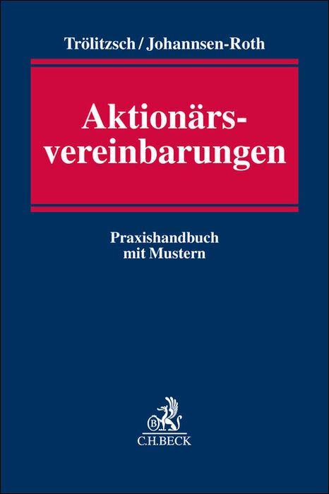 Vorderes Coverbild Aktionärsvereinbarungen