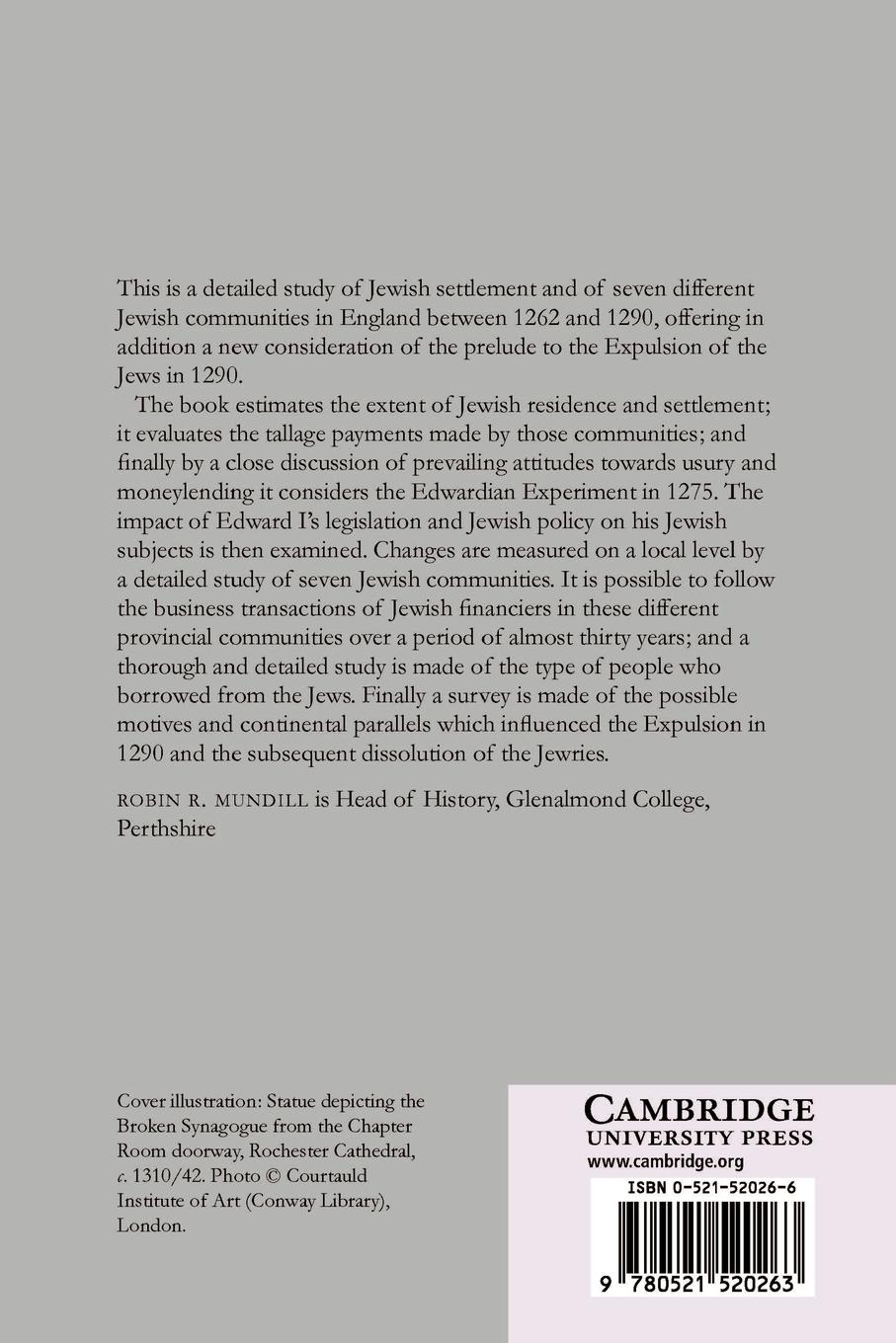 Rückseitencover England's Jewish Solution