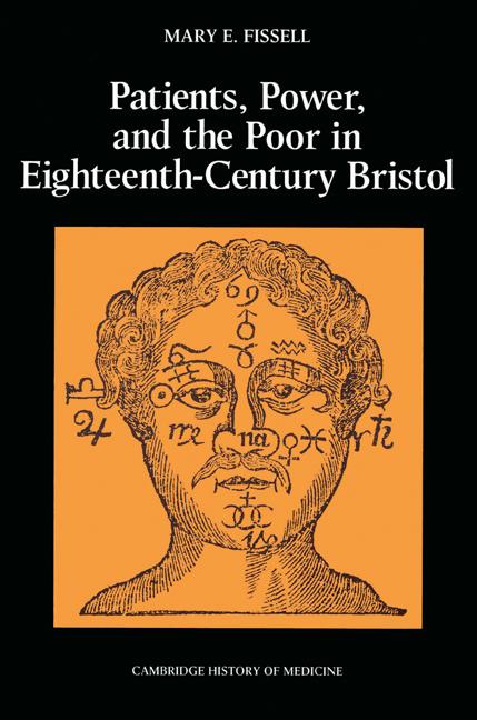 Vorderes Coverbild Patients, Power and the Poor in Eighteenth-Century Bristol