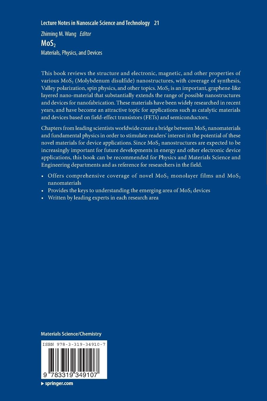 Rückseitencover MoS2