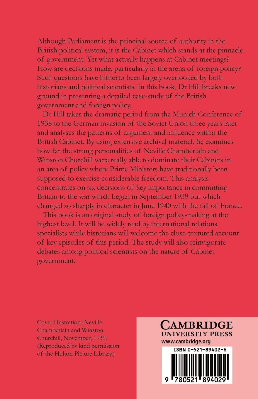 Rückseitencover Cabinet Decisions on Foreign Policy