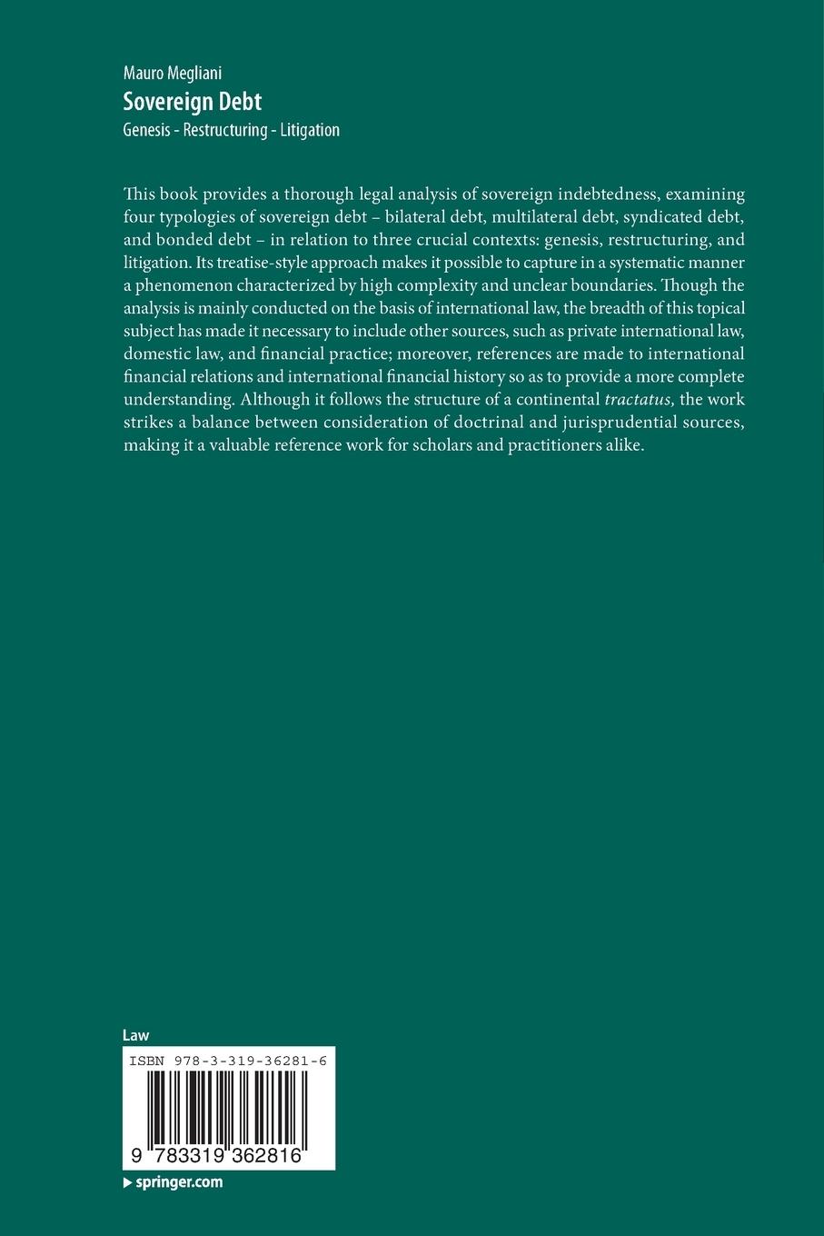Rückseitencover Sovereign Debt