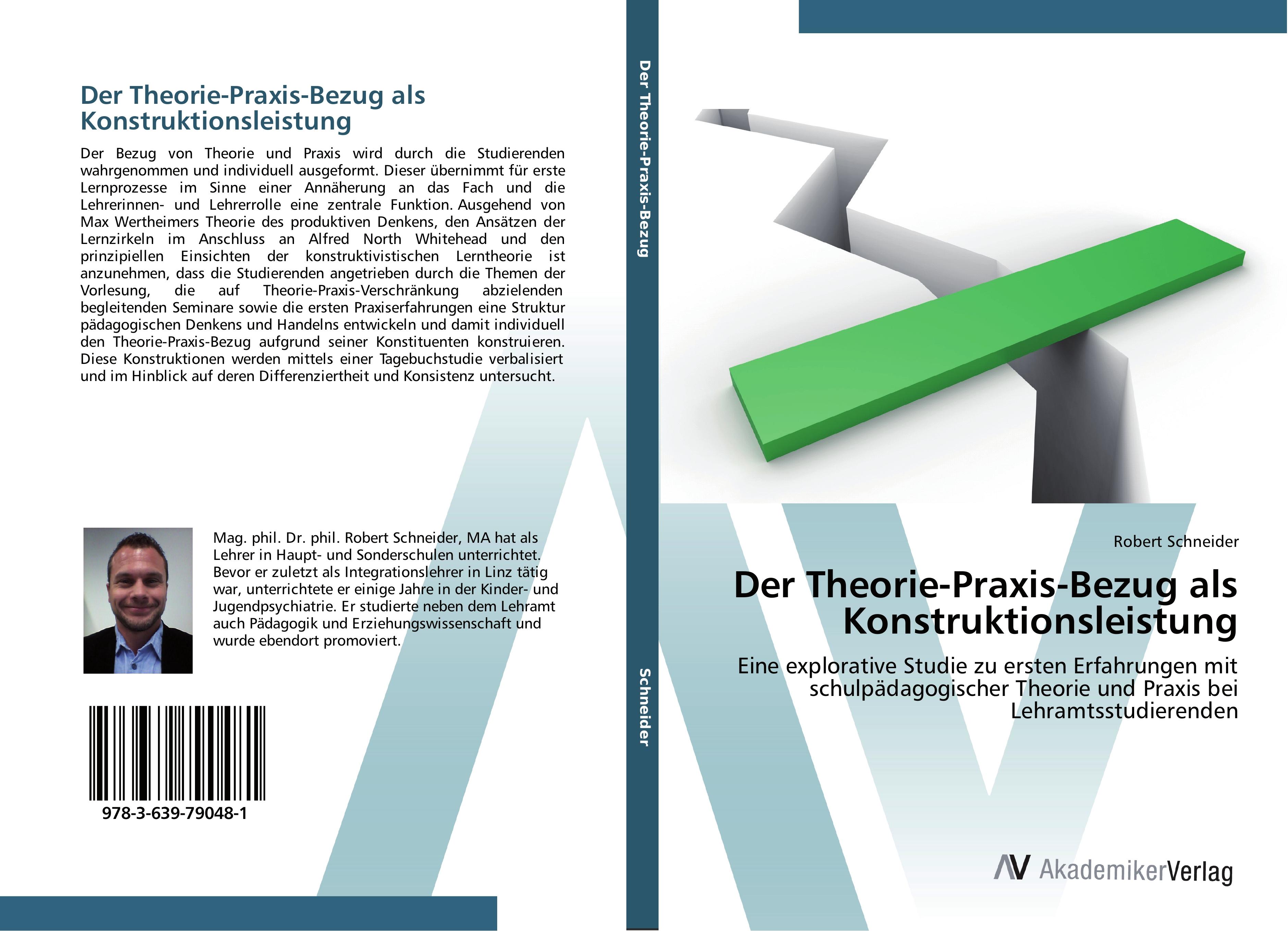 Vorderes Coverbild Der Theorie-Praxis-Bezug als Konstruktionsleistung