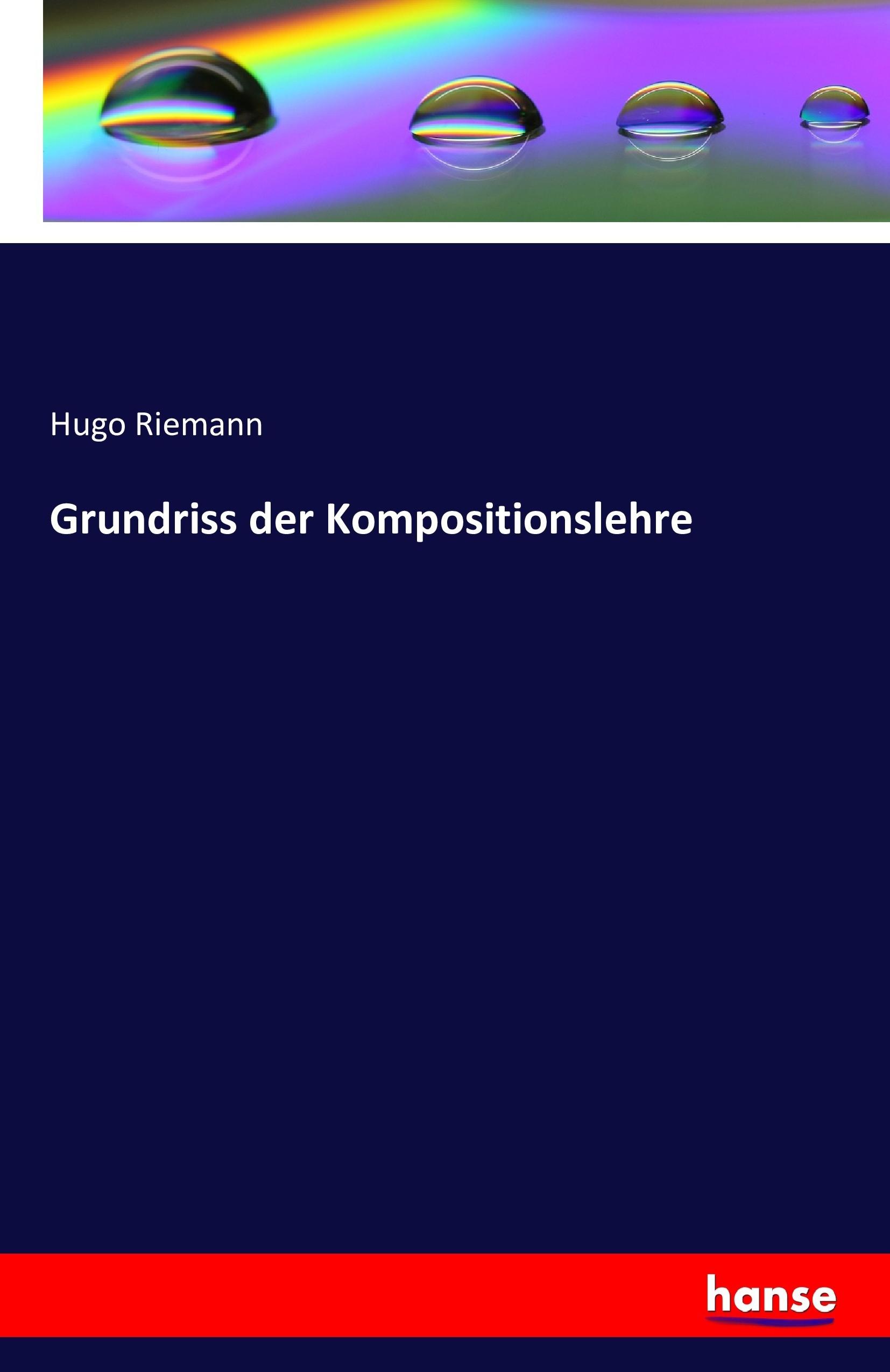 Vorderes Coverbild Grundriss der Kompositionslehre