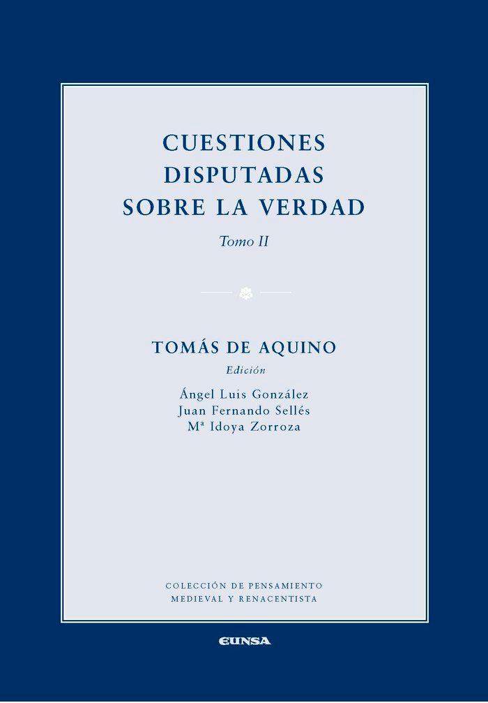 Vorderes Coverbild Cuestiones disputadas sobre la verdad II