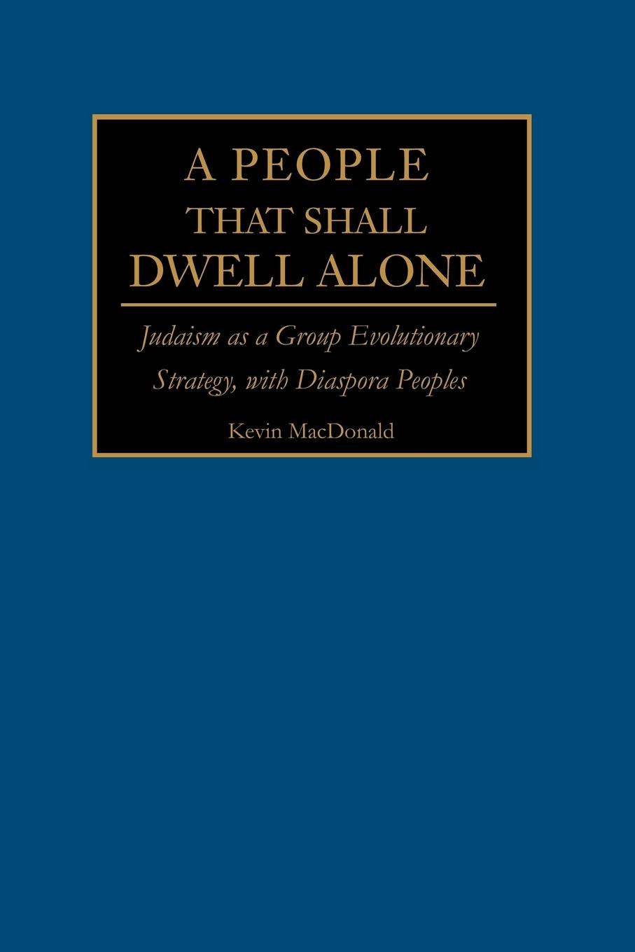 Vorderes Coverbild A People That Shall Dwell Alone