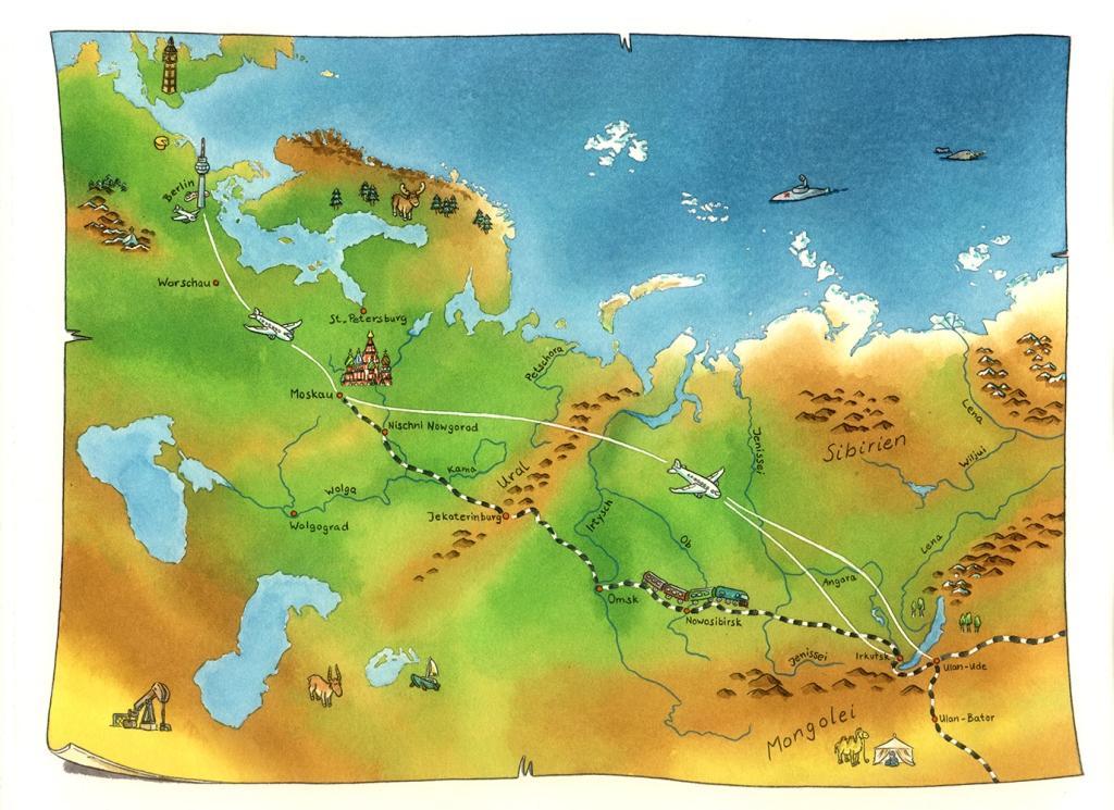 Beispielinhalt (Bild) Das Rentier in der Küche