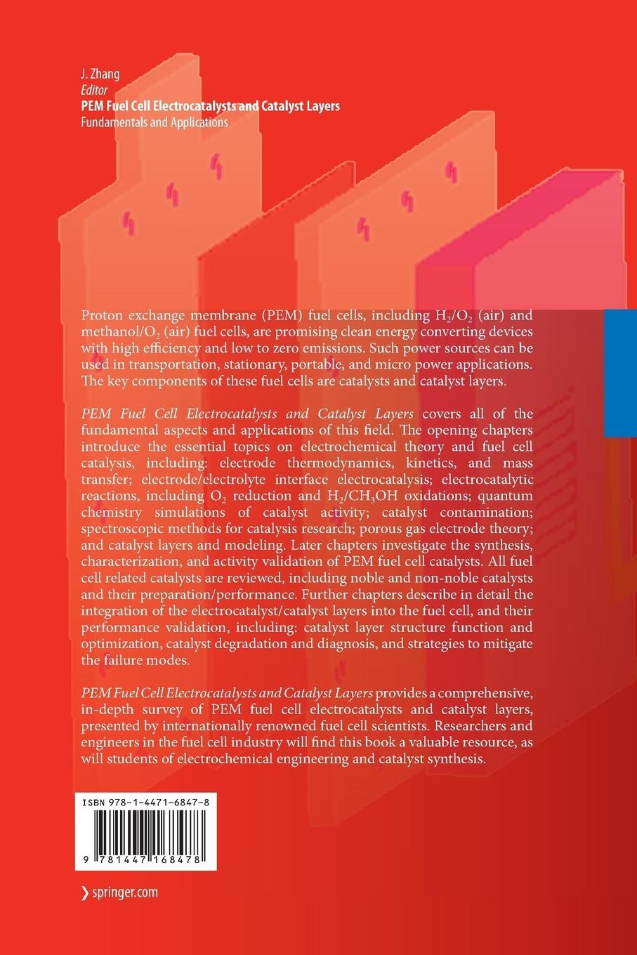 Rückseitencover PEM Fuel Cell Electrocatalysts and Catalyst Layers