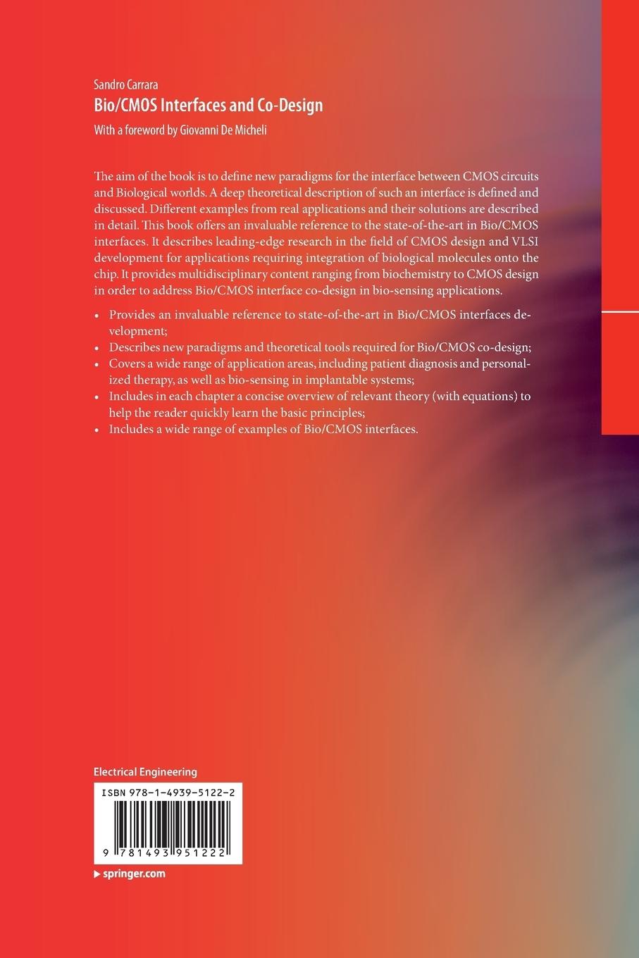 Rückseitencover Bio/CMOS Interfaces and Co-Design