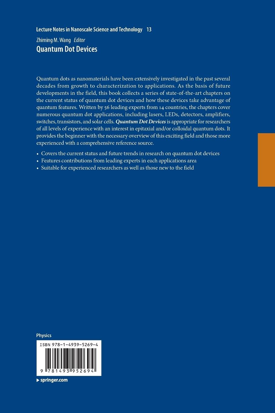 Rückseitencover Quantum Dot Devices
