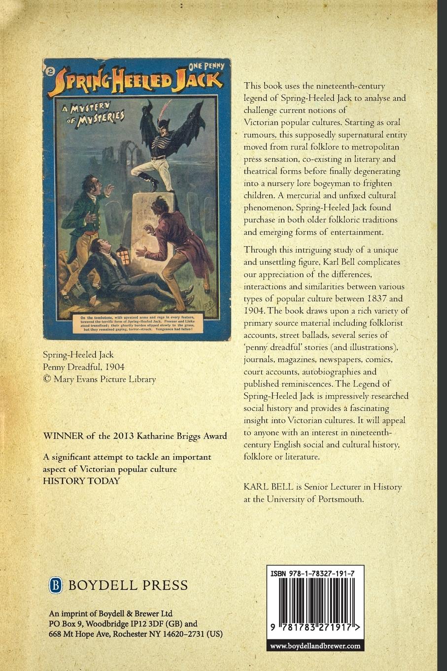 Rückseitencover Legend of Spring-Heeled Jack