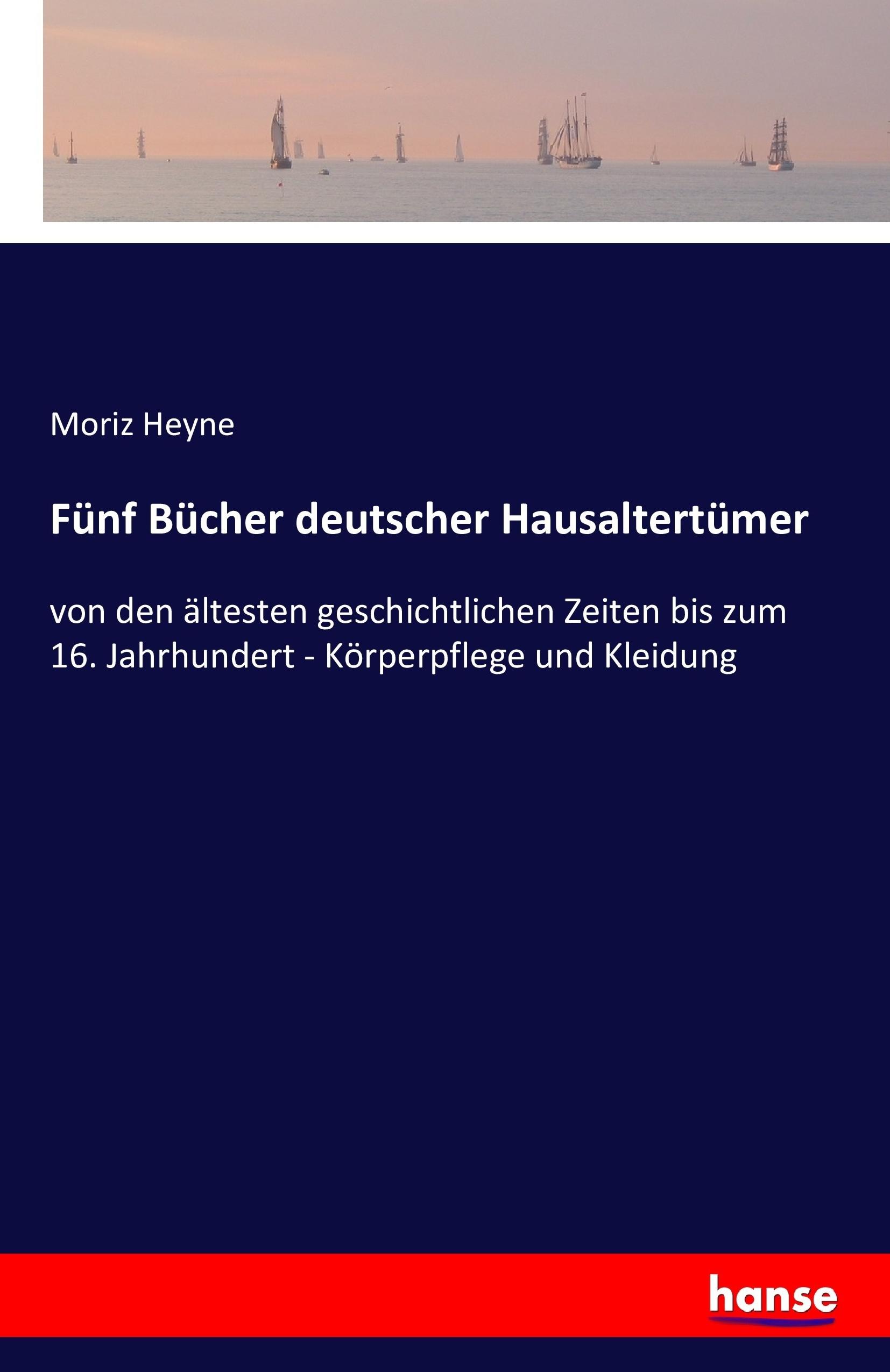 Vorderes Coverbild Fünf Bücher deutscher Hausaltertümer