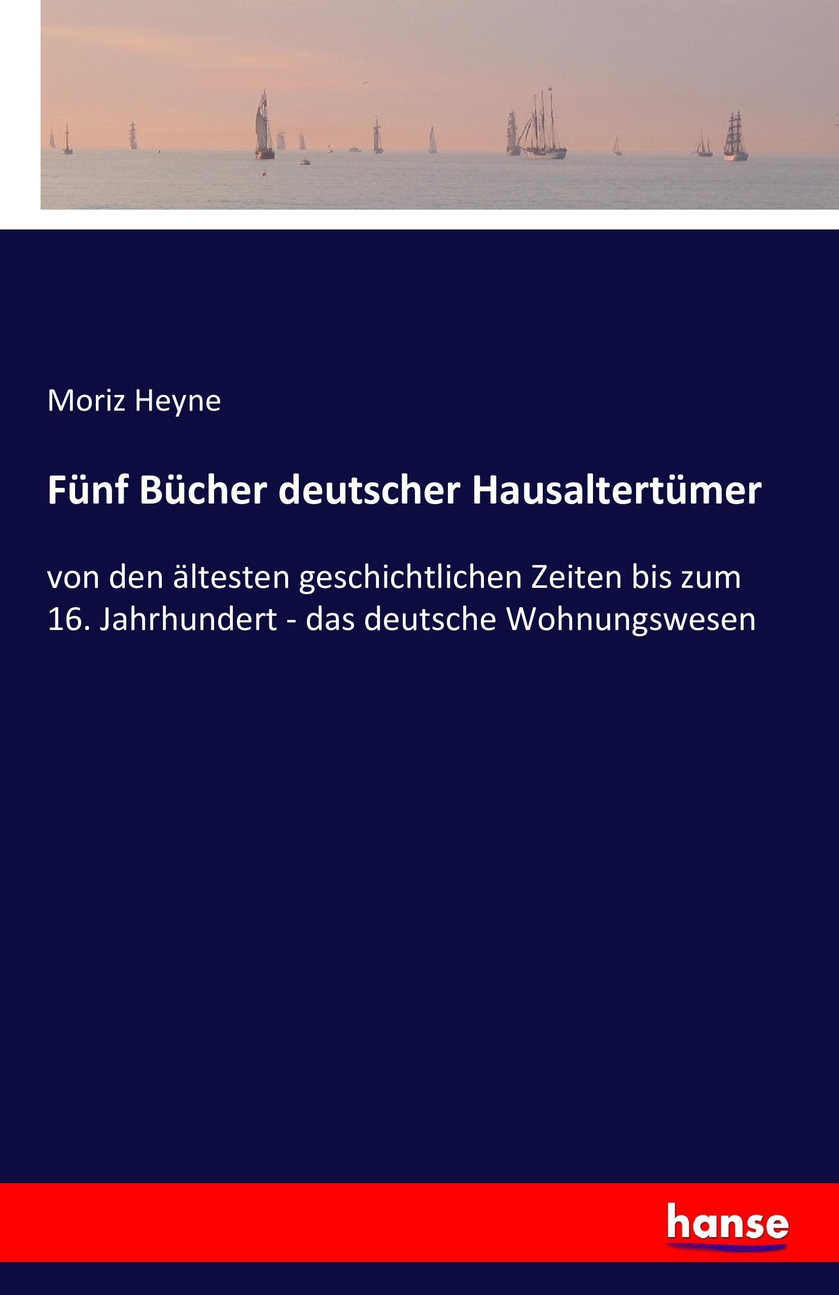 Vorderes Coverbild Fünf Bücher deutscher Hausaltertümer