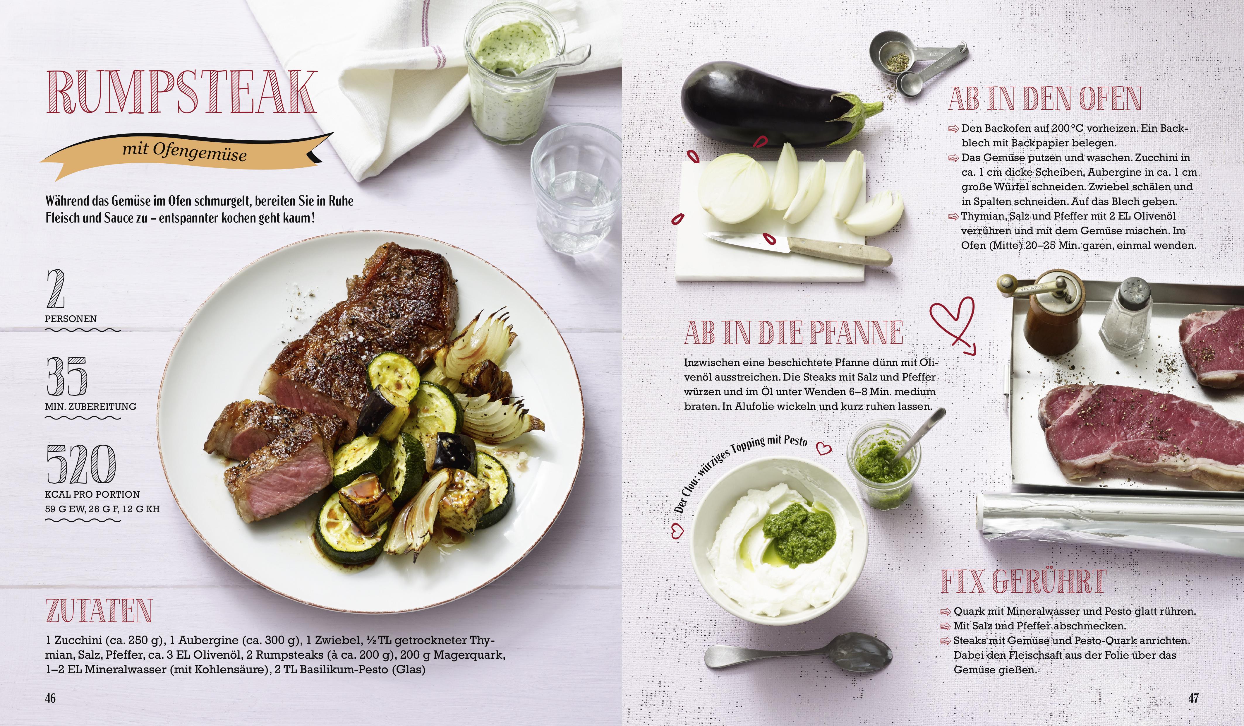 Beispielinhalt (Bild) Just Delicious - No Carb Abendessen