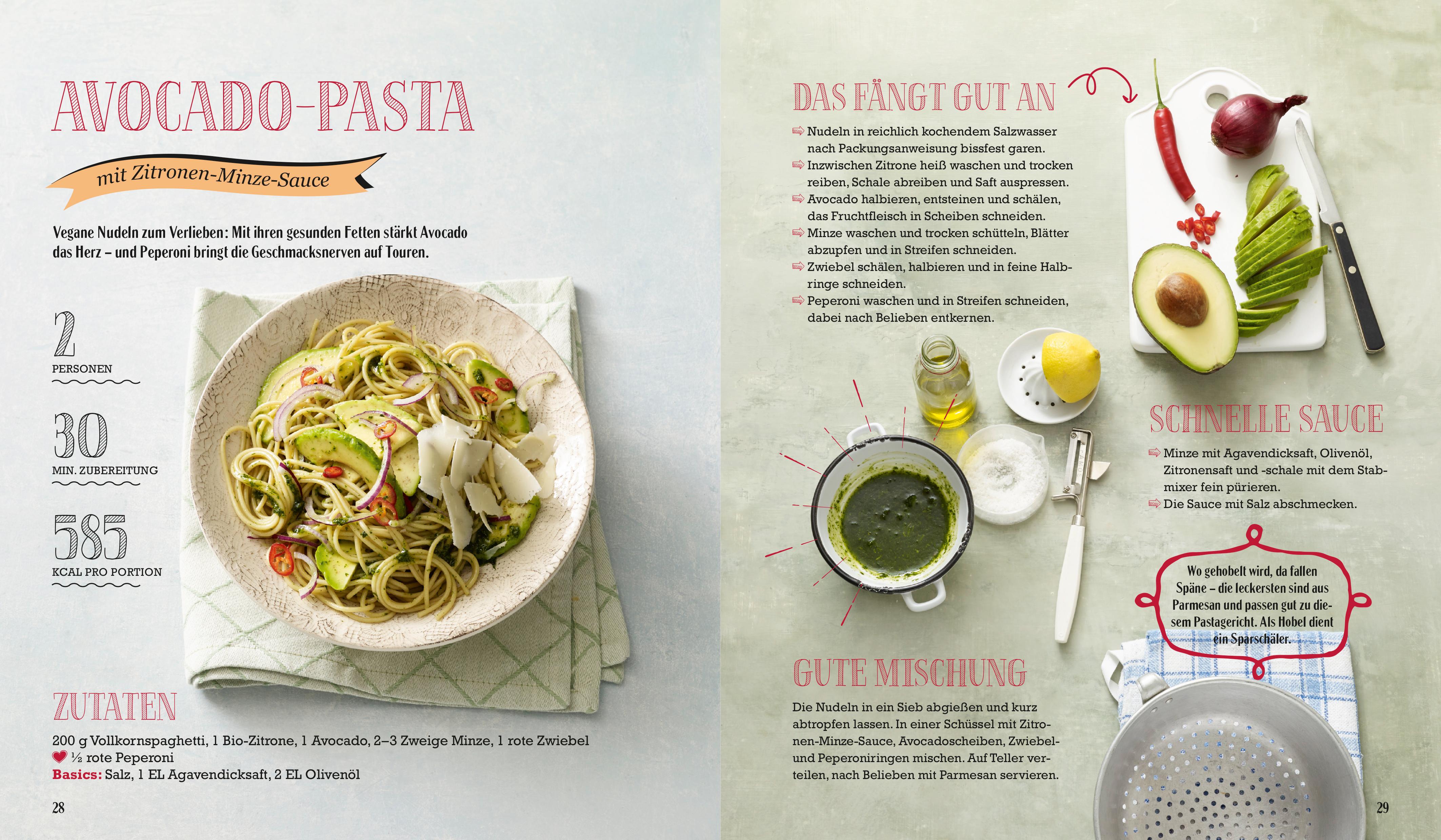 Beispielinhalt (Bild) Just Delicious - Clean Eating Express
