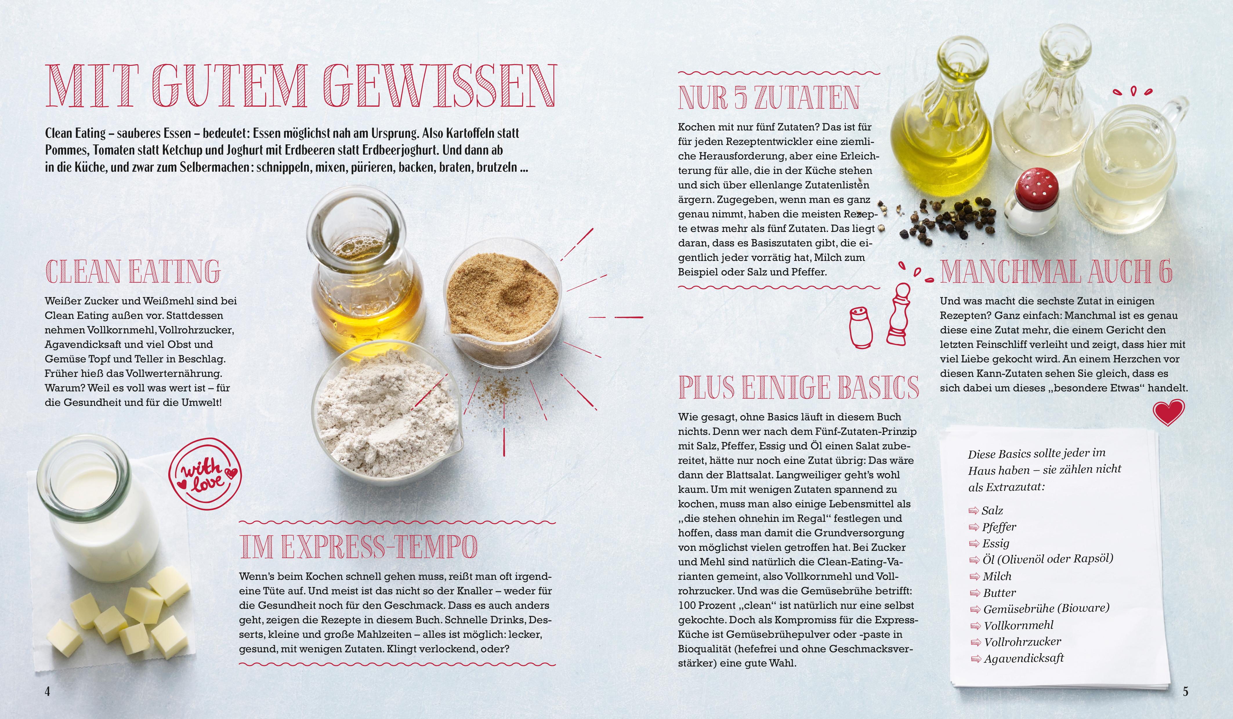 Beispielinhalt (Bild) Just Delicious - Clean Eating Express