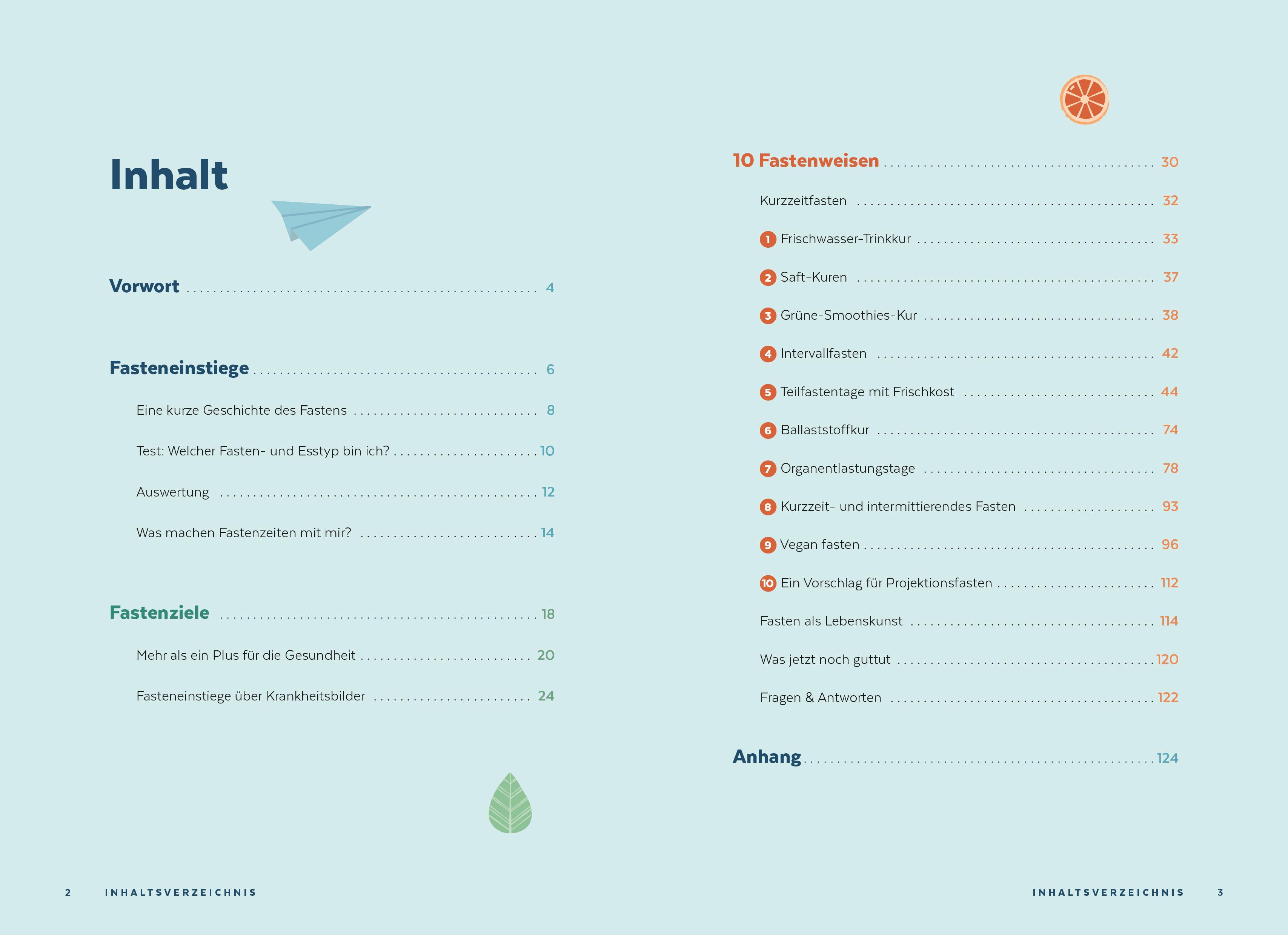Beispielinhalt (Bild) Jetzt einfach fasten!