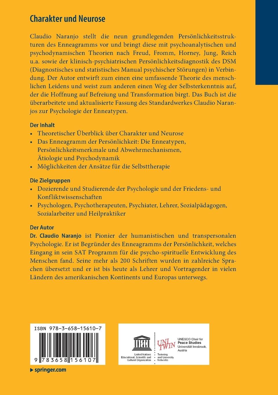 Rückseitencover Charakter und Neurose