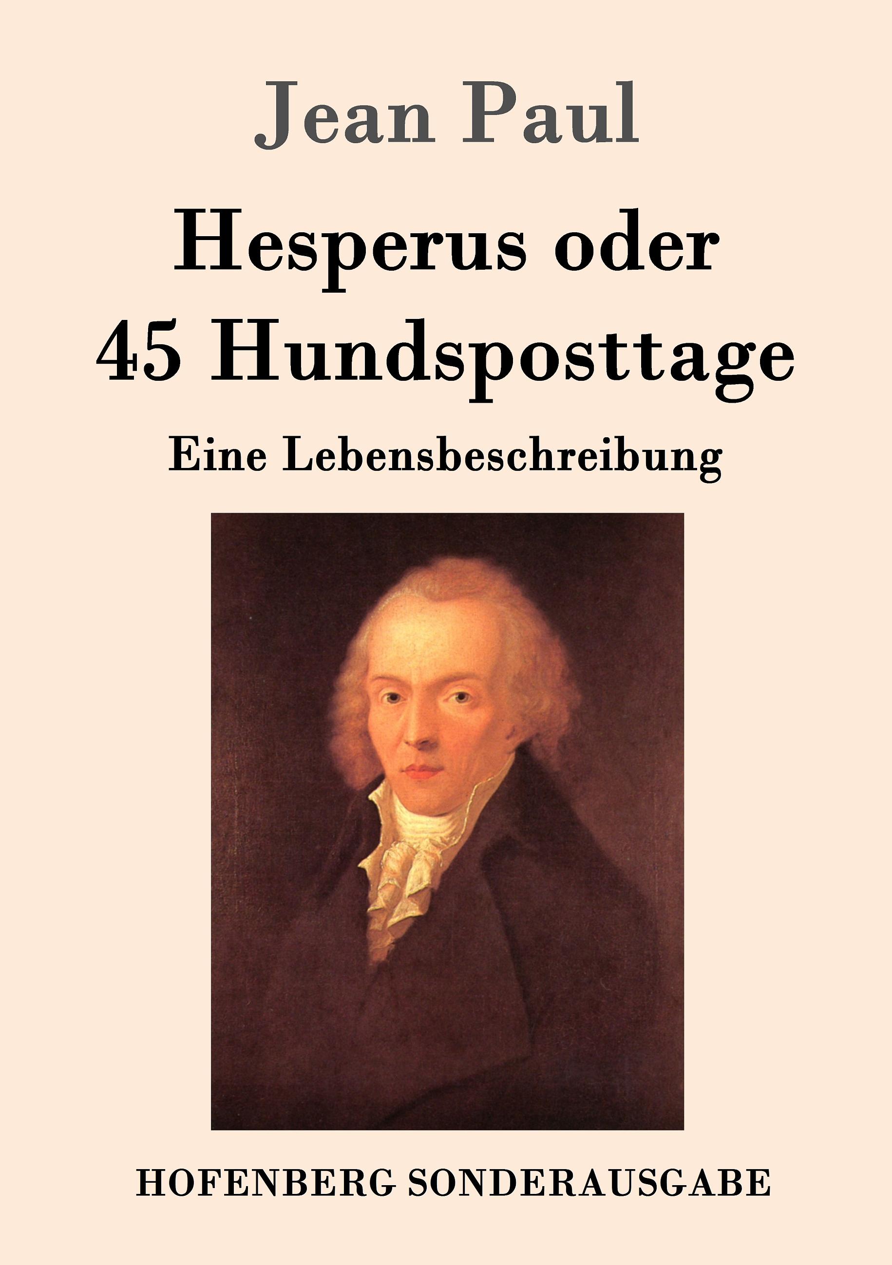 Vorderes Coverbild Hesperus oder 45 Hundsposttage