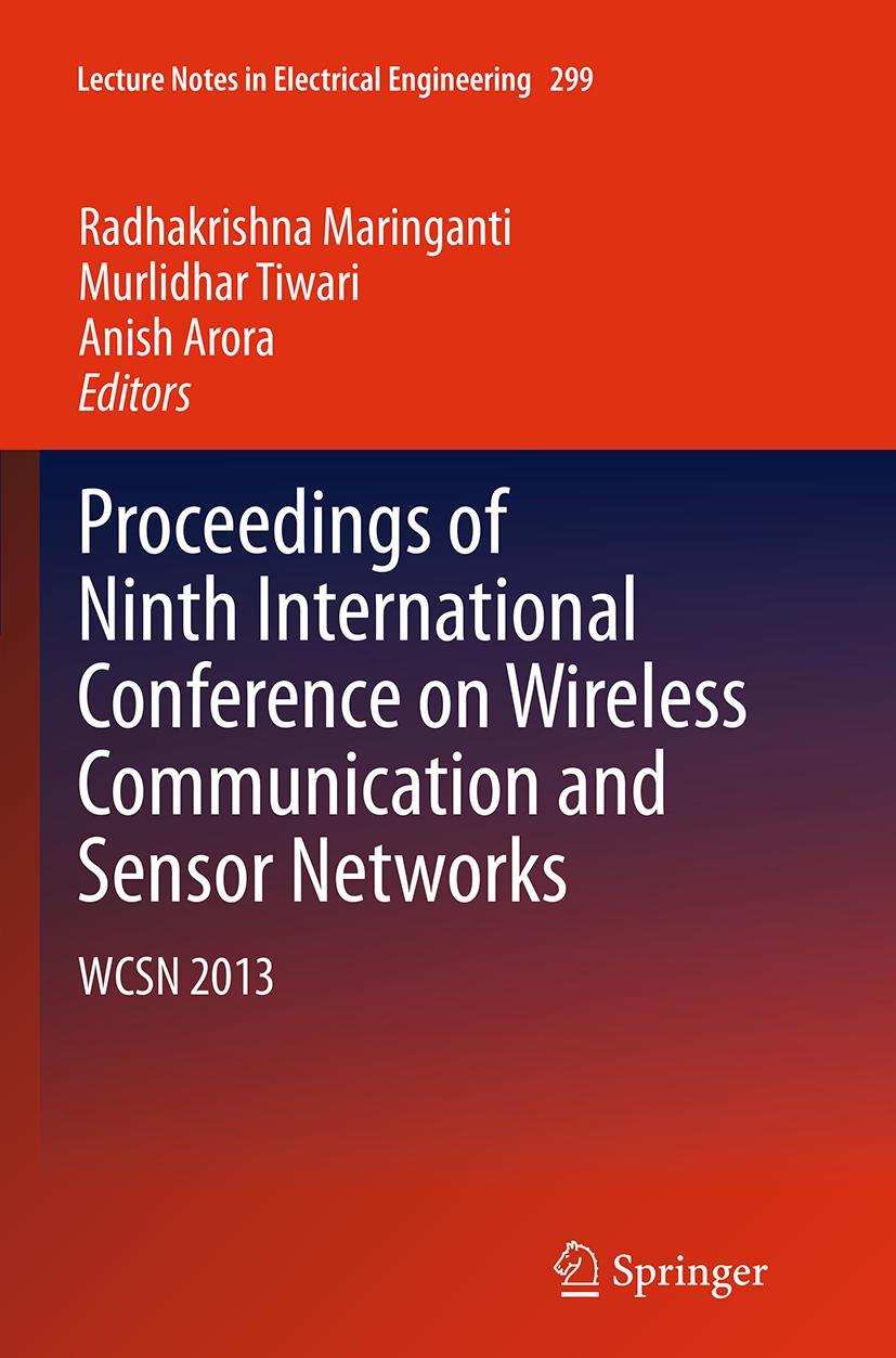 Vorderes Coverbild Proceedings of Ninth International Conference on Wireless Communication and Sensor Networks
