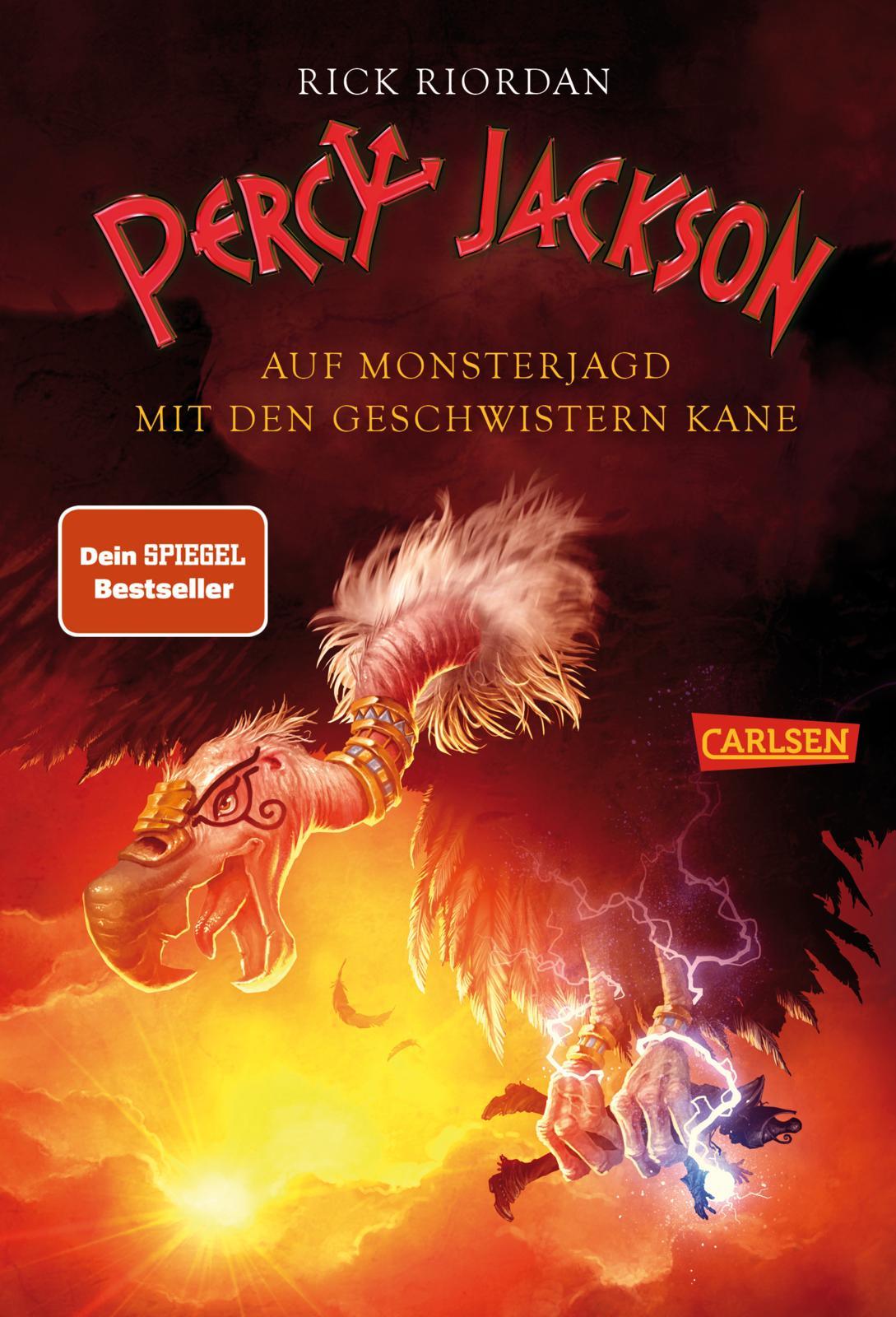 Vorderes Coverbild Percy Jackson - Auf Monsterjagd mit den Geschwistern Kane