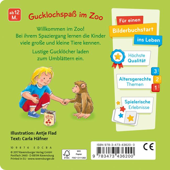 Beispielinhalt (Bild) Mein Zoo Gucklochbuch