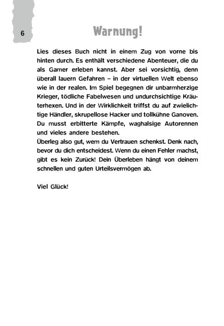 Beispielinhalt (Bild) Konsole der 1000 Gefahren