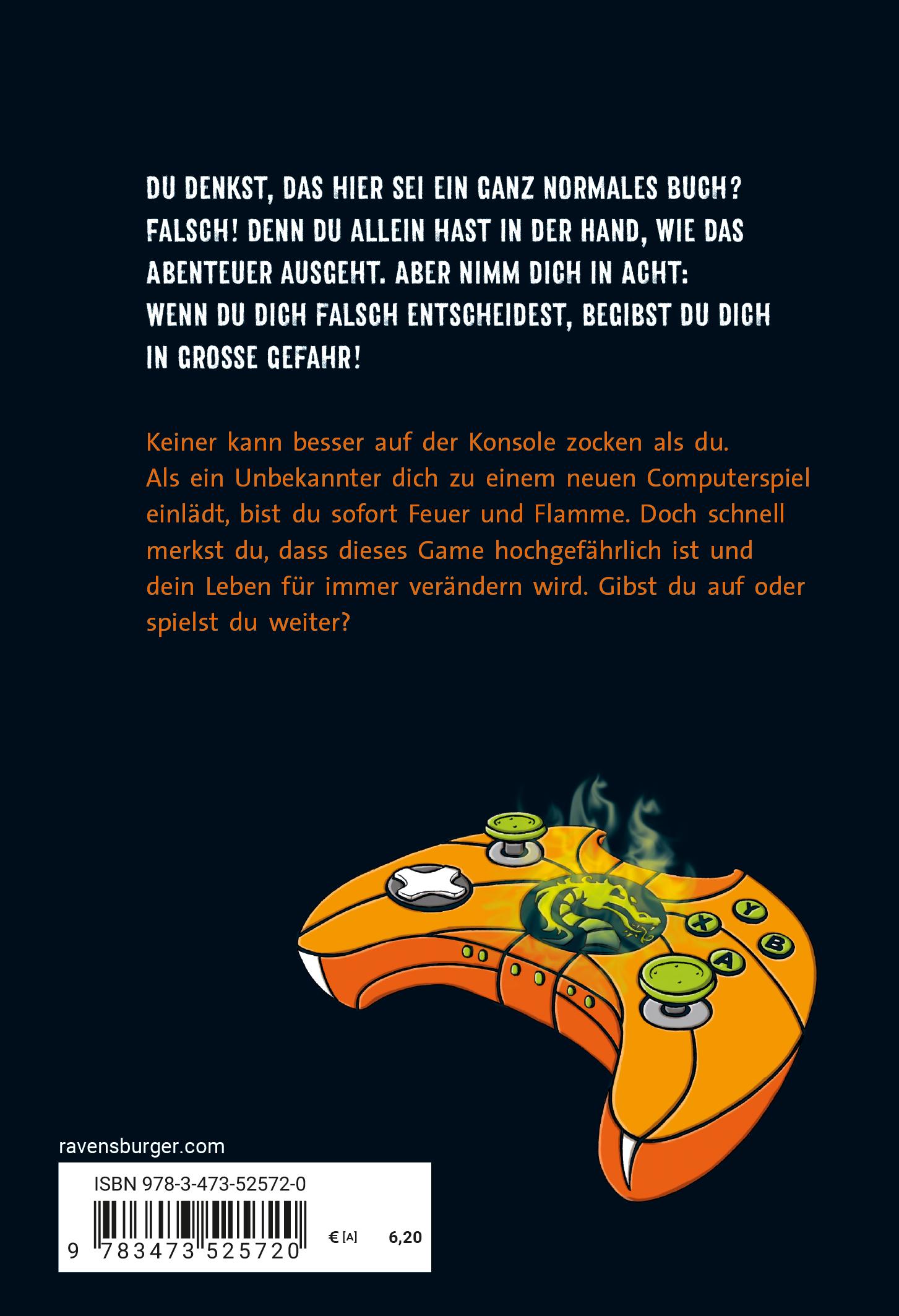 Rückseitencover Konsole der 1000 Gefahren