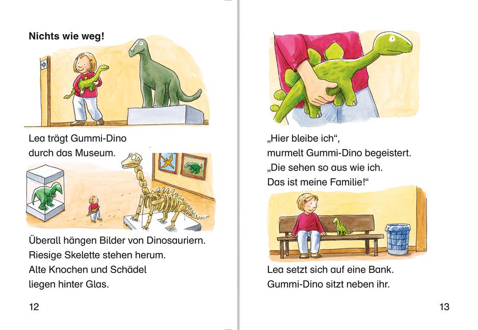 Beispielinhalt (Bild) Dinoabenteuer für Erstleser - Leserabe 1. Klasse - Erstlesebuch für Kinder ab 6 Jahren