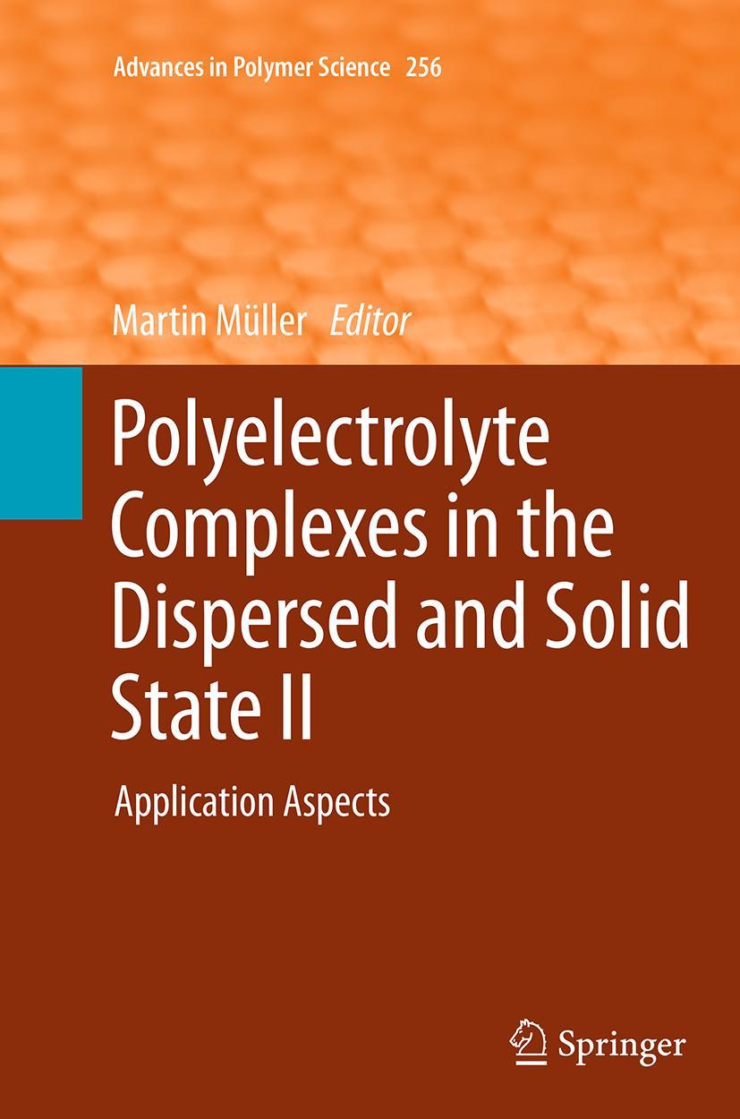 Vorderes Coverbild Polyelectrolyte Complexes in the Dispersed and Solid State II