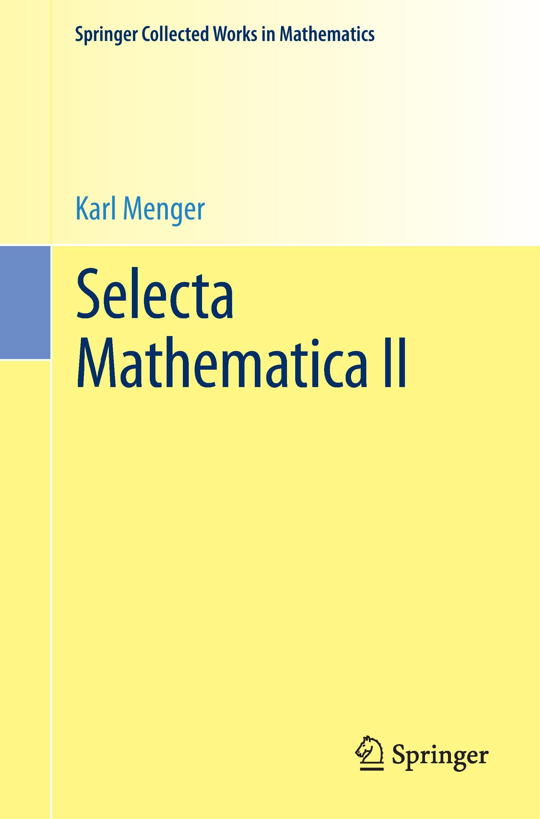 Vorderes Coverbild Selecta Mathematica II