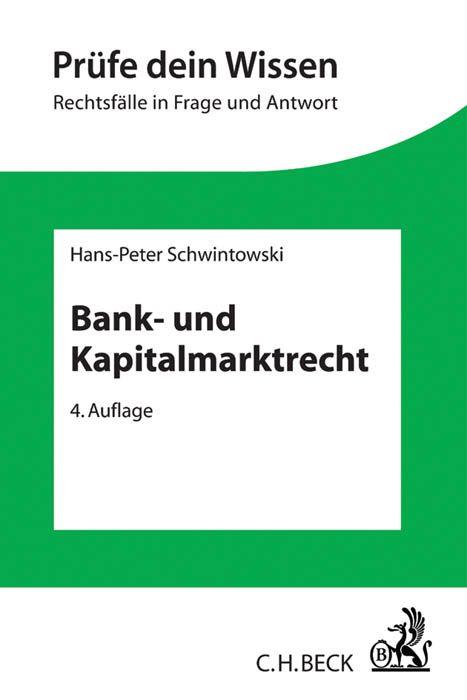 Vorderes Coverbild Bank- und Kapitalmarktrecht