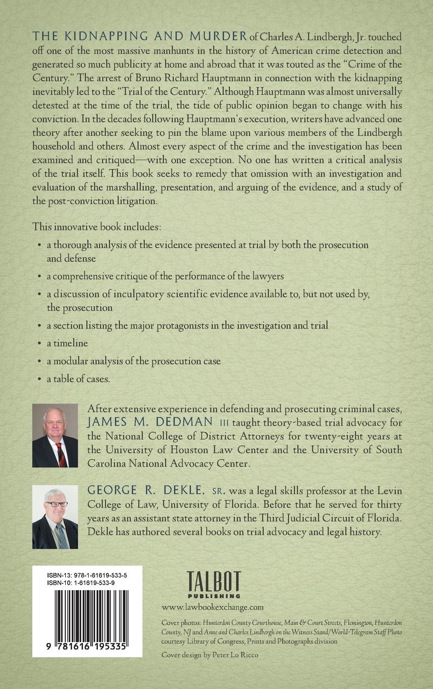 Rückseitencover The Lindbergh Kidnapping Case