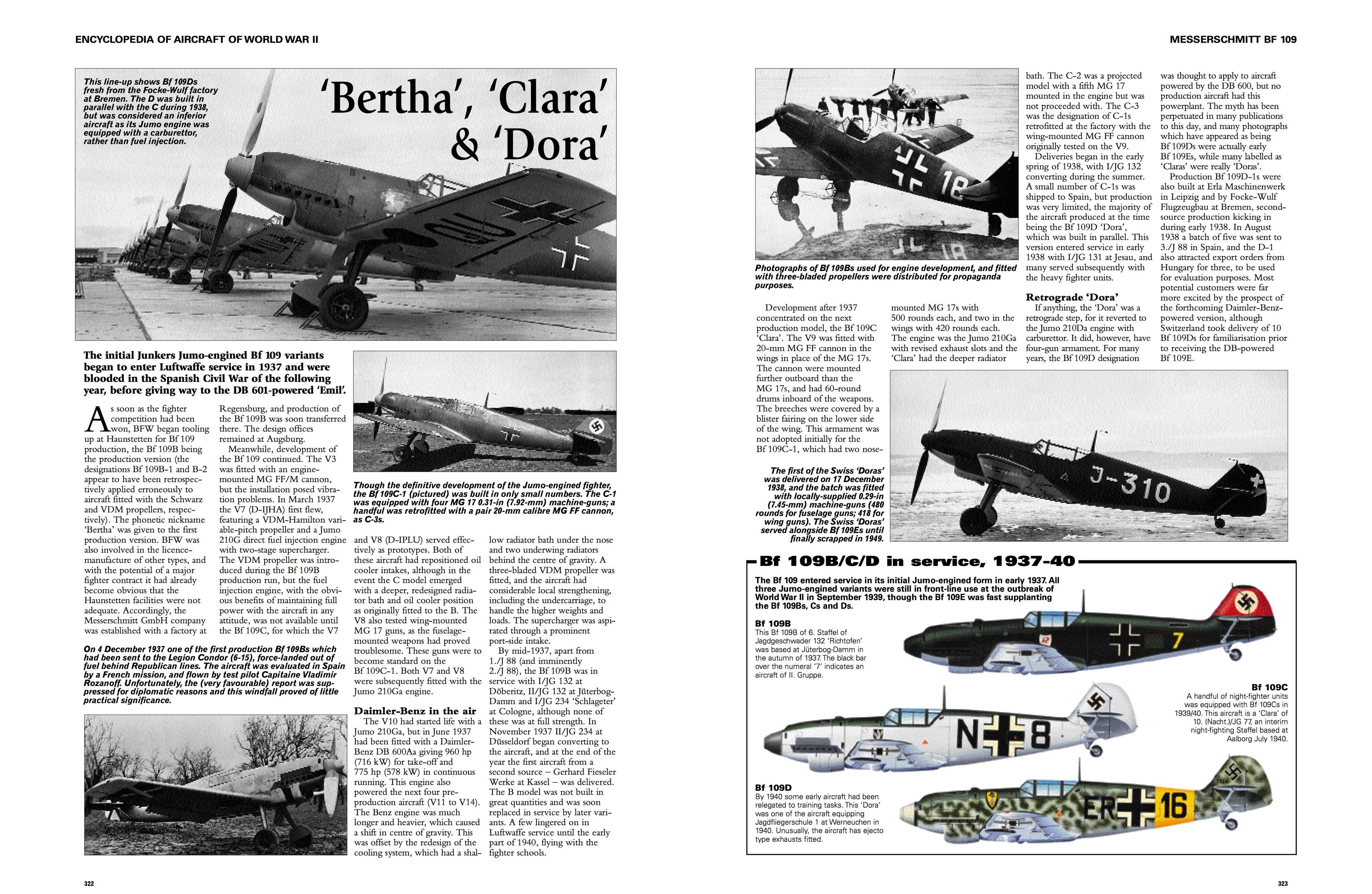 Beispielinhalt (Bild) The Encyclopedia of Aircraft of World War II