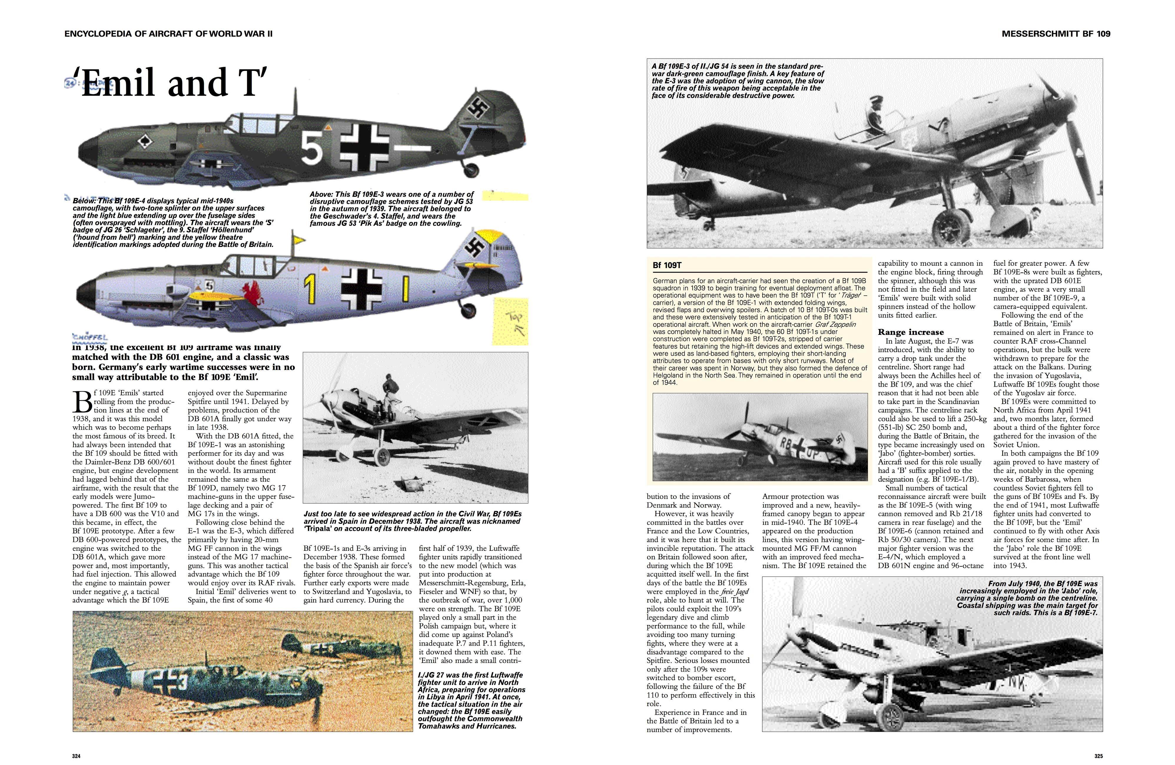 Beispielinhalt (Bild) The Encyclopedia of Aircraft of World War II