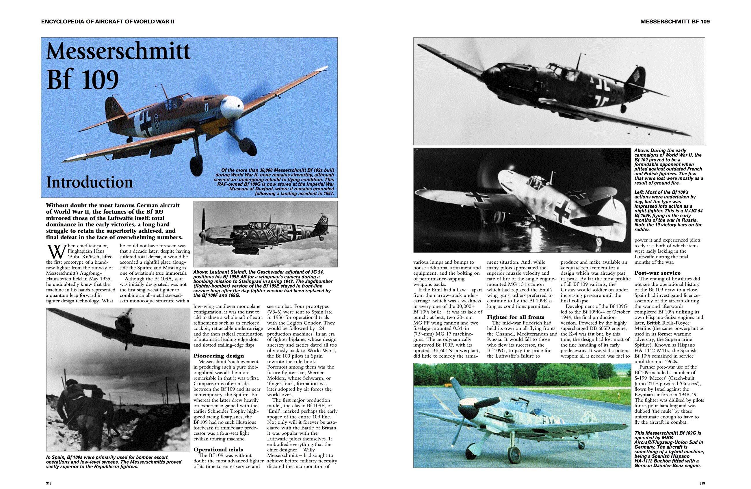 Beispielinhalt (Bild) The Encyclopedia of Aircraft of World War II